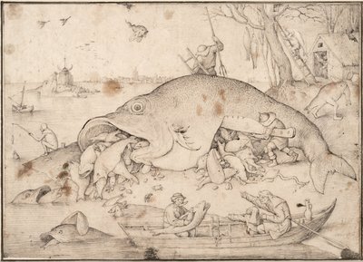 Big Fish Eat Little Fish by Bruegel