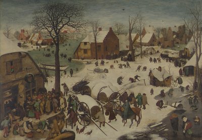 The Census at Bethlehem, 1566 by Bruegel