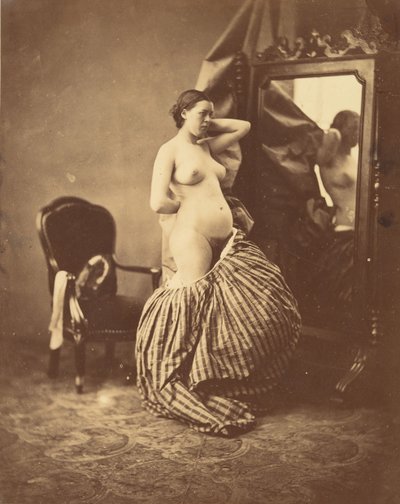 Nude Before a Mirror by Bruno Braquehais