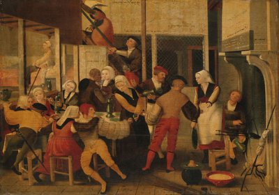 Party in a Brothel by Brunswick Monogrammist