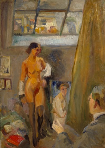 The Model, Studio in Tollbo Street 30 by Brynjulf Larsson