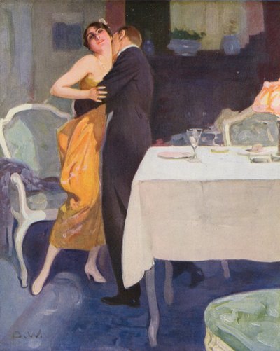 A Passionate Embrace by Brynolf Wennerberg