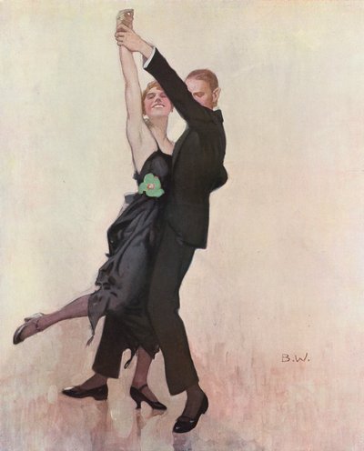 Couple Dancing by Brynolf Wennerberg