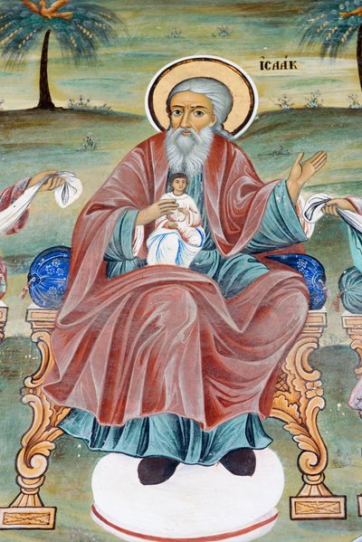 Bulgaria, Rila Monastery, fresco at church of Nativity of Virgin by Bulgarian School