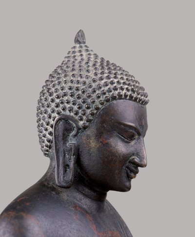 Head of a Buddha, Classic Pagan Style (c11th- c14th) by Burmese School