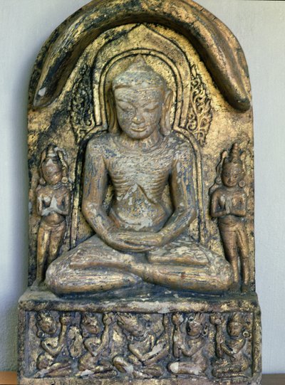 Seated Buddha in meditation by Burmese School