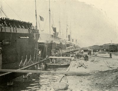 At the Dock, June 10th, Spanish-American War by Burr McIntosh