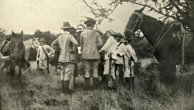 General Lawton Learning from Cuban Officers...June 30th, Spanish-American War, 1898, 1899 by Burr McIntosh