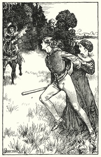 Illustration for The Cloister and The Hearth by Charles Reade by Byam (after) Shaw