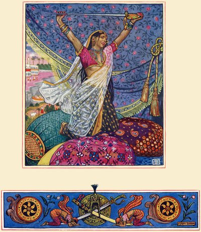 Less than the Dust, Poem from The Garden of Kama by Byam Shaw