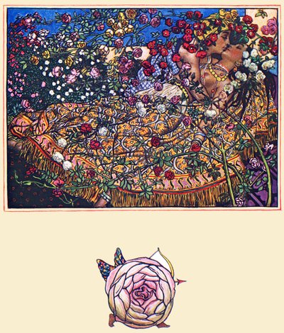 Song by Gulbaz, Poem from The Garden of Kama by Byam Shaw