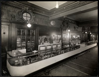 A Bar at the Robert Treat Hotel, Newark, New Jersey by Byron Company