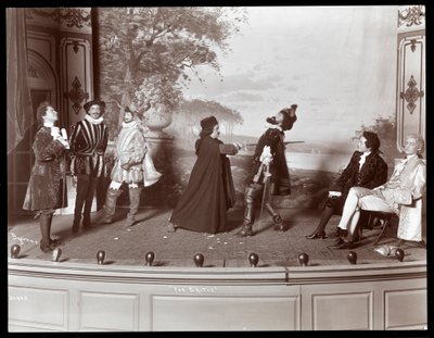 A Scene from an Amateur Production of a Play Titled 