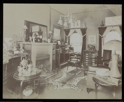 A Sitting Room in the Home of the Playwright Henry Martyn Blossom by Byron Company