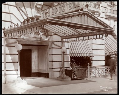 Entrance of Hotel Broztell, 3 East 27th Street, New York by Byron Company