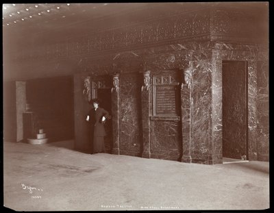 Ethel Barrymore in the Hudson Theatre lobby in New York, 1903 by Byron Company