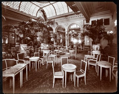 Lounge at the Plaza Hotel, c.1907 by Byron Company