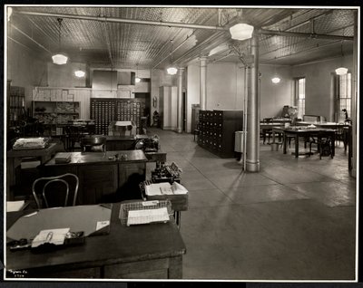 Main Office of the Carolyn Laundry at 111 East 129th Street, East Harlem, New York, 1929 by Byron Company