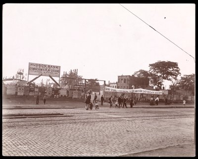 The Hudson Bank Playground and Gymnasium, 53rd Street and 11th Avenue, New York, 1898 by Byron Company