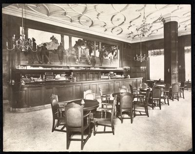 The Old King Cole Bar at the Hotel Knickerbocker, 1906 by Byron Company