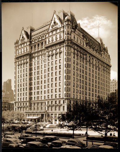 The Plaza Hotel, 5th Avenue and 59th Street, New York, c.1937 by Byron Company