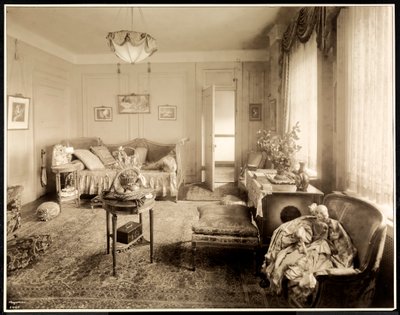 The Drawing Room of Suite 1047 at the Hotel Majestic by Byron Company