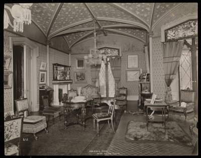 The Drawing Room of the Helen Gould Estate (Late Jay Gould Residence) at Tarrytown, New York by Byron Company