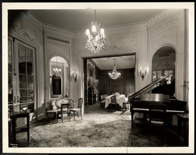The music room of the Louis XVI Suite at the Hotel St. Regis by Byron Company