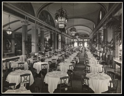 The Roof Garden Restaurant at the Hotel Pennsylvania, 1919 by Byron Company