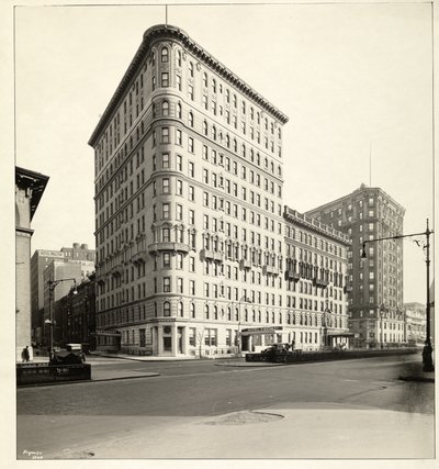 View of the Hotel Embassy at Broadway and 70th Street, New York by Byron Company