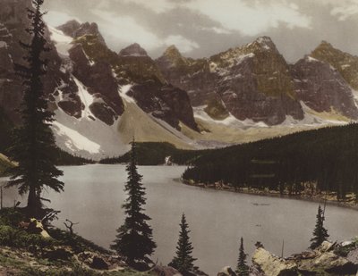 Moraine Lake and Valley of Ten Peaks by Byron Hill Harmon
