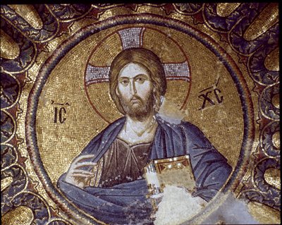 Christ Pantocrator (Mosaic, 5th-14th century) by Byzantine