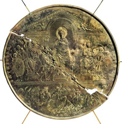 Missorium of Theodosius I, 4th century AD by Byzantine