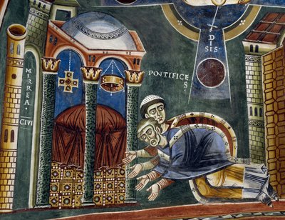 Saint Nicholas Consecrated Bishop of Myra (detail) by Byzantine
