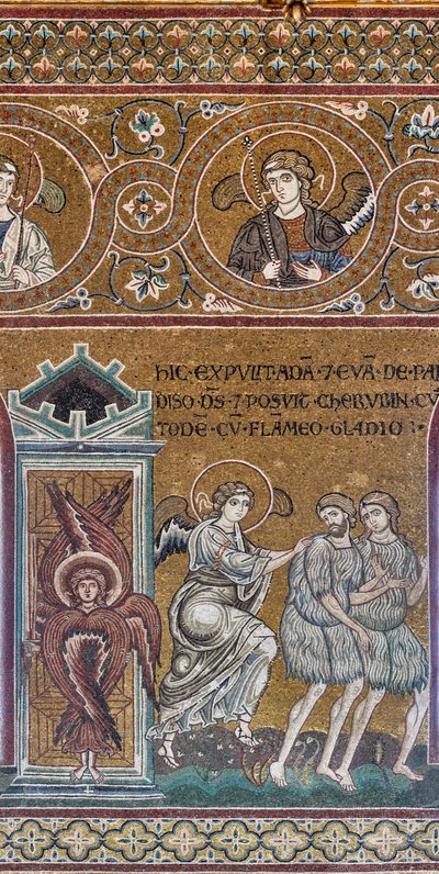 The expulsion from the Earthly Paradise by Byzantine