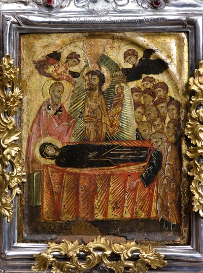 Greco-Byzantine Icon of the Assumption or Dormition of the Virgin, Before the 11th Century by Byzantine Byzantine
