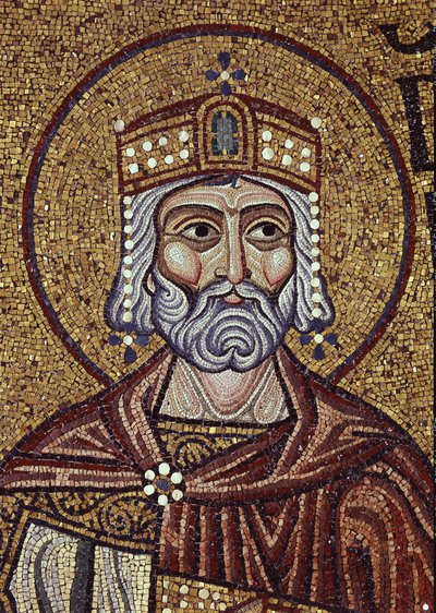 King David (detail) by Byzantine Byzantine