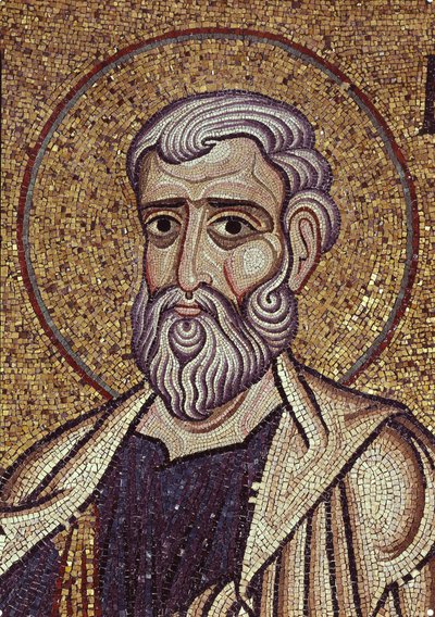 The Prophet Haggai (detail) by Byzantine Byzantine