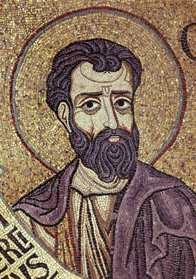 The Prophet Hosea (detail) by Byzantine Byzantine