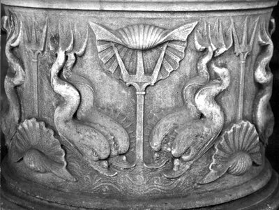 Base of a Holy Water Fountain, Carved with Dolphins, San Marco Basilica by Byzantine School
