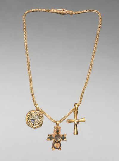 Chain with Pendant and Two Crosses, early 500s by Byzantine School