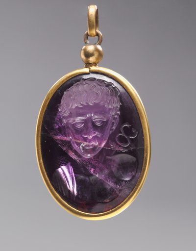 Intaglio with Male Portrait Bust, 500s by Byzantine School
