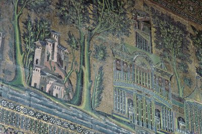 Mosaics on the West portico, 8th century by Byzantine School