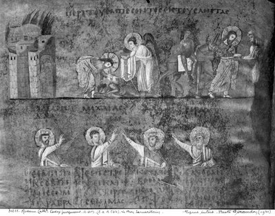 The Good Samaritan, from the Codex Purpureus by Byzantine School