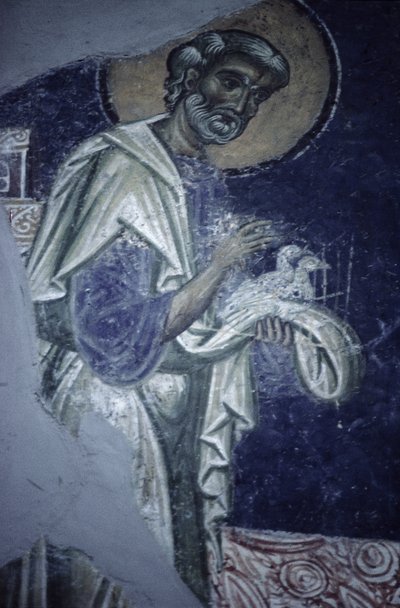 St. Joseph (detail from the Presentation of Christ in the Temple, c.1164) by Byzantine School