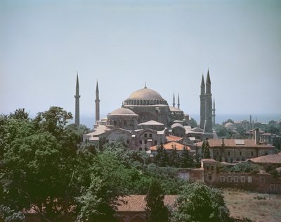 View of Haghia Sophia, Built in AD 537 by Byzantine School