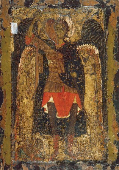 The Appearance of the Archangel Michael to Joshua, the Son of Nun by Byzantine icon.
