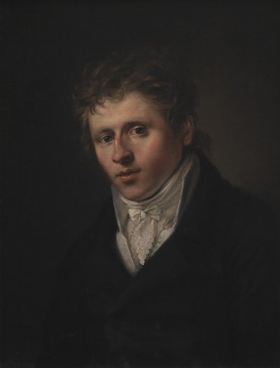 Portrait of the Painter Johan Christian Dahl by C.A. Jensen
