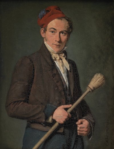 The Scene-Painter Troels Lund by C.A. Jensen