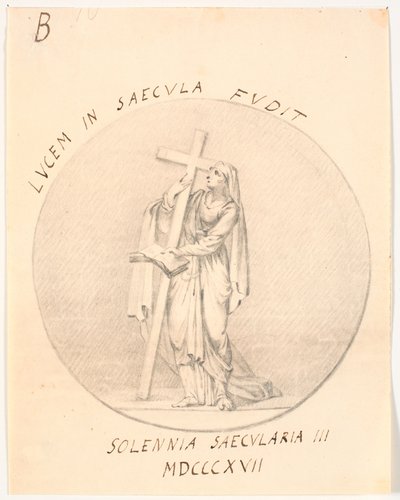 Medallion with Allegorical Female Figure by C.A. Lorentzen